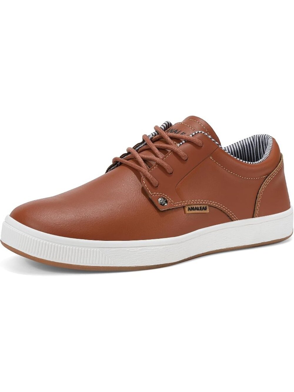 Men's Yellow Round Toe Lace Up Breathable Mesh Oxford Fashion Sneakers Shoes